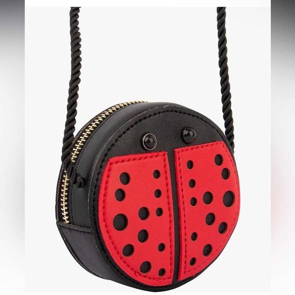 Cute Ladybug Purse Mini Pu Leather Cross Body Bag Wallet Pouch for Women…